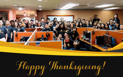 What We Are Thankful for This 2018 As An Offshore RPO Company